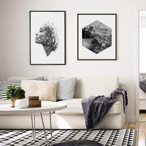 [유홍아트]PICF-198 모던 감성 북유럽 인테리어액자 6호(41x32cm