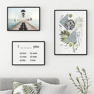 [유홍아트]PICF-199 모던 감성 북유럽 인테리어 액자 6호(41x32c