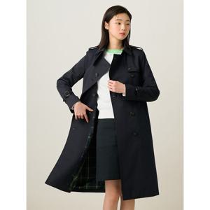 [빈폴레이디스][Essential] 롱 트렌치 코트  네이비 (BF523TE01R