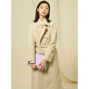 [빈폴레이디스]벨티드 롱 트렌치 코트  베이지 (BF523TC02A) .