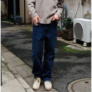 [플랙진]남성 스티즈 M91 웜진 진청바지 기모 데님 팬츠 (PJTI4SZM915)