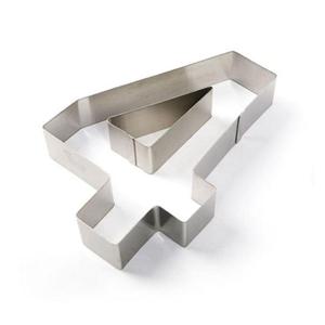 [키친] 스테인레스 숫자 케이크 커터 숫자틀 쿠키커터 숫자 4