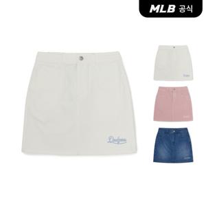 [MLB공식] 26SS 여성 바시티 레터링 데님 스커트 (3 COLOR) 3FDSV0263