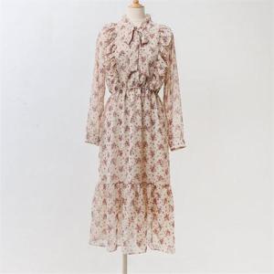 [강물처럼]아이우먼 끈리본프릴롱원피스 WBA647M008 빅사이즈 (5