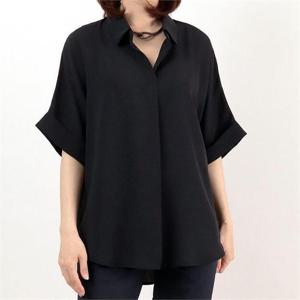 [강물처럼]위쉬몰 WW 가오리심플블라우스(5181H008) 빅사이즈 (5