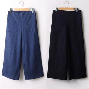 [강물처럼]위쉬몰 SN 사선포켓8부통데님(A360H008) 빅사이즈 (58