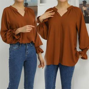 [강물처럼]위쉬몰 WB 스모크헨리블라우스(A646H008) 빅사이즈 (5