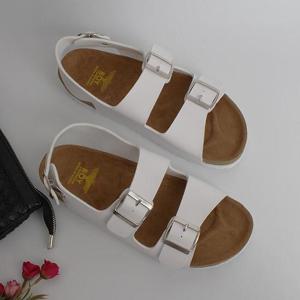 [디자이어로즈][디자이어로즈] 학생샌들 투버클샌들 가죽샌들 캐