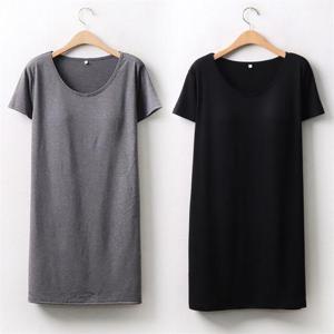 [강물처럼]위쉬몰 WW 패드텐션반팔원피스(A132H008) 빅사이즈 (5