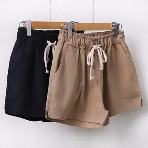 [강물처럼]빅사이즈사랑해요 9571L008 스티치밴딩 면반바지 WW (