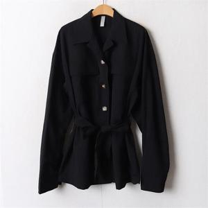 [강물처럼]아이우먼 베이직플랩셔츠야상 GYA976M010 빅사이즈 (6