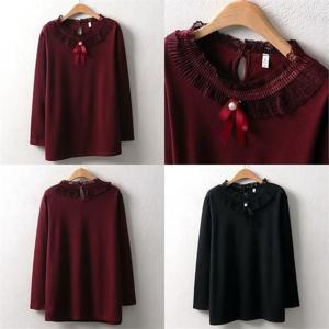 [강물처럼]위쉬몰 MN 로즈레이스블라우스(7852H010) 빅사이즈 (6