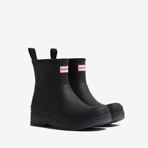 헌터 [WOMEN] 플레이 트랜스루센트 숏 레인부츠 - 블랙 WFS4001RMABLK