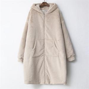 [강물처럼]아이우먼 부들부들누빔롱집업 POC027M011 빅사이즈 (6