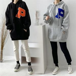 [강물처럼]위쉬몰 ZY 빅뽀글패치기모롱후드(C030H011) 빅사이즈