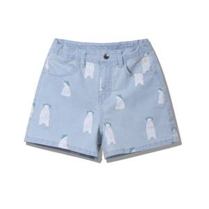 [JEEPKIDS(지프키즈)] 데님 곰전판 반바지 KP2DPU861