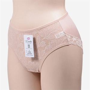 [강물처럼]빅사이즈사랑해요 1384L101 패턴레이스삼각팬티 SW (6