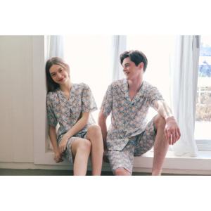 (비너스) 커플 무더위를 날리 쿨 반팔 여름상의-[VEVS118WM]