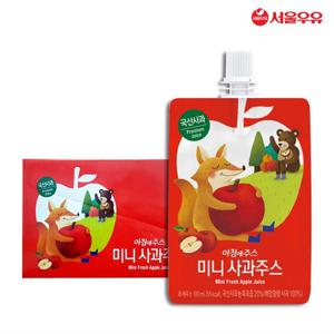 [서울우유]서울우유 아침에주스 미니 사과주스 100ml 10팩