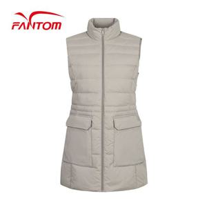 [팬텀] 여성 덕다운 롱 패딩 점퍼 베스트