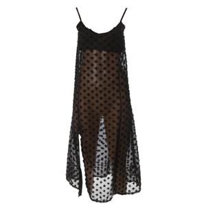 [에이비에프지]플라워자수포인트 시스룩민소매원피스 APY5HO31G