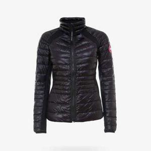 캐나다구스 로고 라이트 집업 경량 패딩 블랙 여성 CG2714L 61