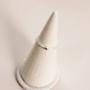 (실버) 볼 보 반지