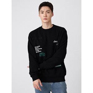 [지프] N3R 레터링 맨투맨 티셔츠 JO1TSU823