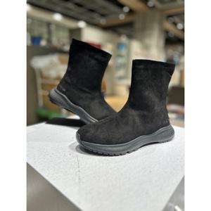 베어파우 AUBREY 여성 블랙 사이드 지퍼 기모 앵클 부츠 K2957001QD-W 3CM