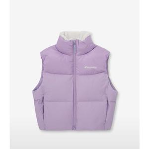 [디스커버리] 2024 F W DWDV91046VOS 여성 올리브 크롭 다운 패딩베스트