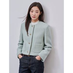 [빈폴레이디스] 라운드넥 쇼트 재킷  라이트그린 (BF4X11C04L)
