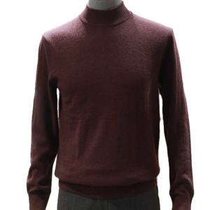 [바쏘]F/W 와인 울 캐시미어 목폴라 니트 BSY4WN77AWI