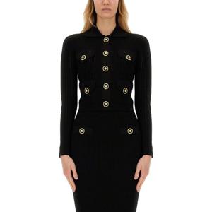 발망 리브 텍스처 버튼 클로저 가디건 EF1KL150KI10 0PA