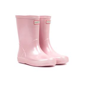 [토박스] (170-210mm) 헌터 키즈 퍼스트 클래식 네뷸라 펄 라이트핑크 레인부츠신발 HTKCE2TSFK12LPK