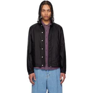 몽클레어 재킷 블랙 몬트리온드 후드 윈드브레이커 재킷 251111M180110