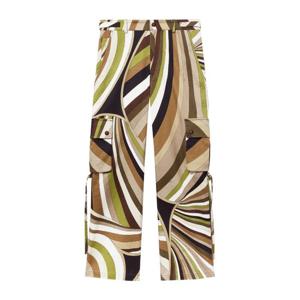 에밀리오푸치 멀티컬러 추상 소용돌이 카고 팬츠 4HRT864H753 0