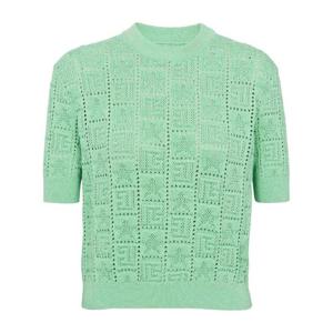 26 SS 발망 모노그램 자카드 탑 CF1AI091KF97 TP432011499