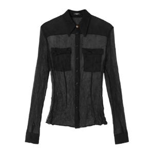 26 SS 베르사체 실크 크레이프 셔츠 10201661A14268 TP439349783