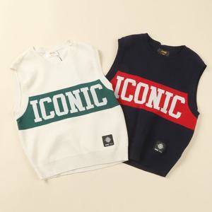 [지프 키즈]MARIO키즈 아이코닉 자카드 베스트 KN2KTU601 2색상