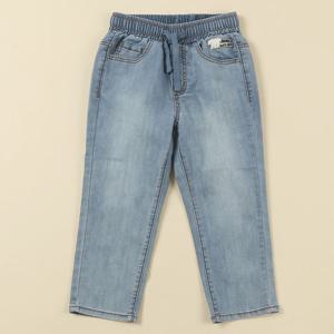 [지프 키즈]MARIOKN2DPU724 8부 데님 배기 팬츠