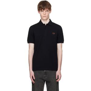 26 SS 프레드페리 남성 블랙 더 프레드 페리 폴로 셔츠 252719M212021