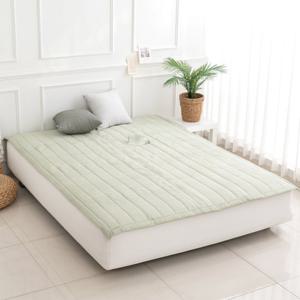 [르헤브] 올데이 시어서커 침대패드 고정밴드 여름 패드 SS