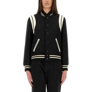 생로랑 자켓 376283 Y180W1900 Black