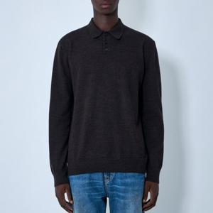 26 SS 메종 마르지엘라 클래식 칼라 울 버튼 폴로 셔츠 다크브라운 S50GL0061 M13098 144M