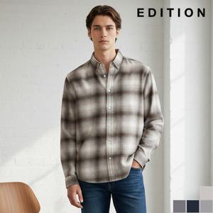 [에디션] 체크 플란넬 캐쥬얼 셔츠 (NED4WC1902_A)