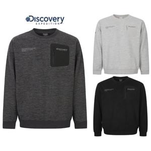 디스커버리 25년 F/W 남여공용 니트라이크 맨투맨 티셔츠 DXMT75056