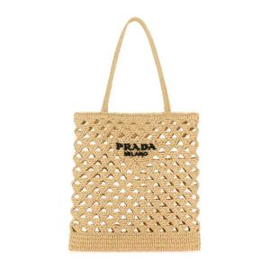 프라다 스트로우 직사각 토트 백 1BG4932M2T F0018