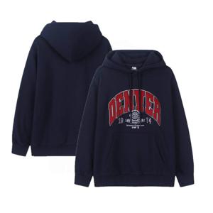 [NBA] DEN 기모 아치 레터링 후드 티셔츠 (네이비) N254TH020P