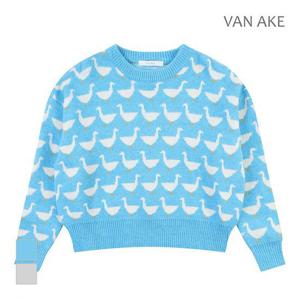 [반에이크]MARIO오리패턴 니트_VB3ZKTQ305Z