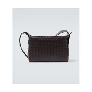 보테가베네타 Tribeca 인트레치아토 레더 크로스 백 P01076349